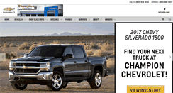 Desktop Screenshot of championchevrolet.net